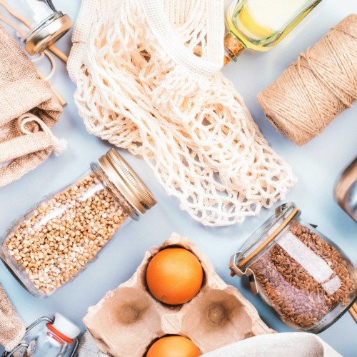 リサイクルできる食材や素材