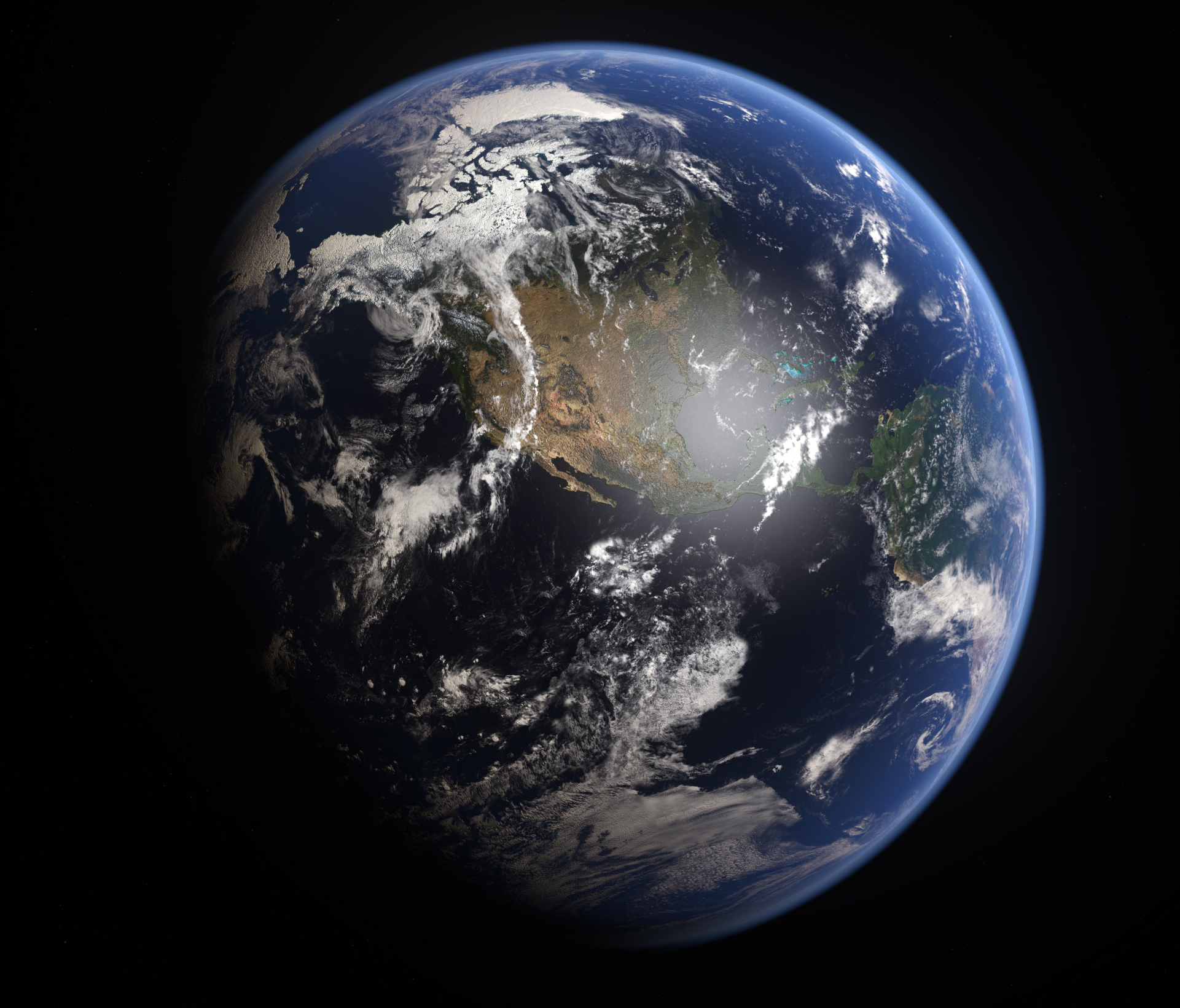 宇宙から見た地球