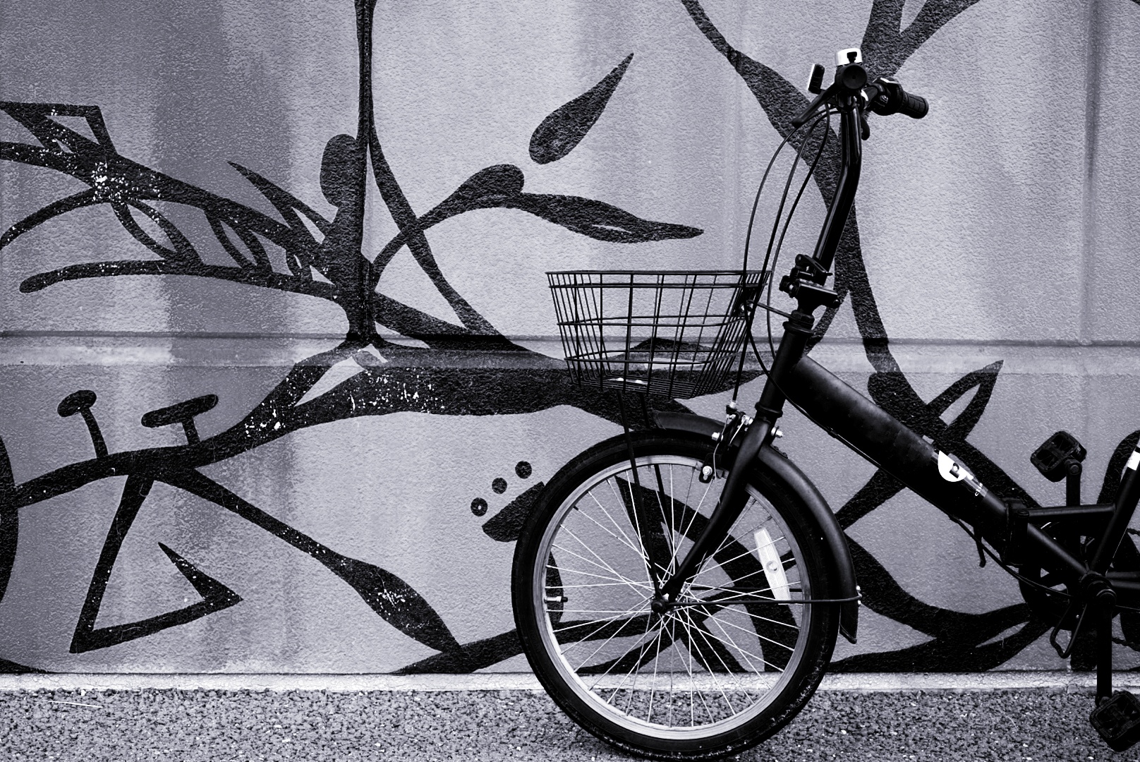 捨てられた自転車