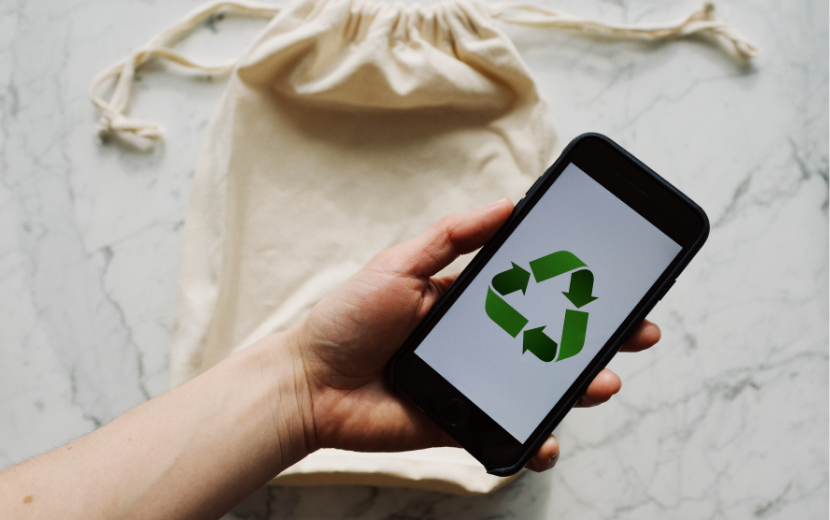 リサイクルマーク　エコバッグ