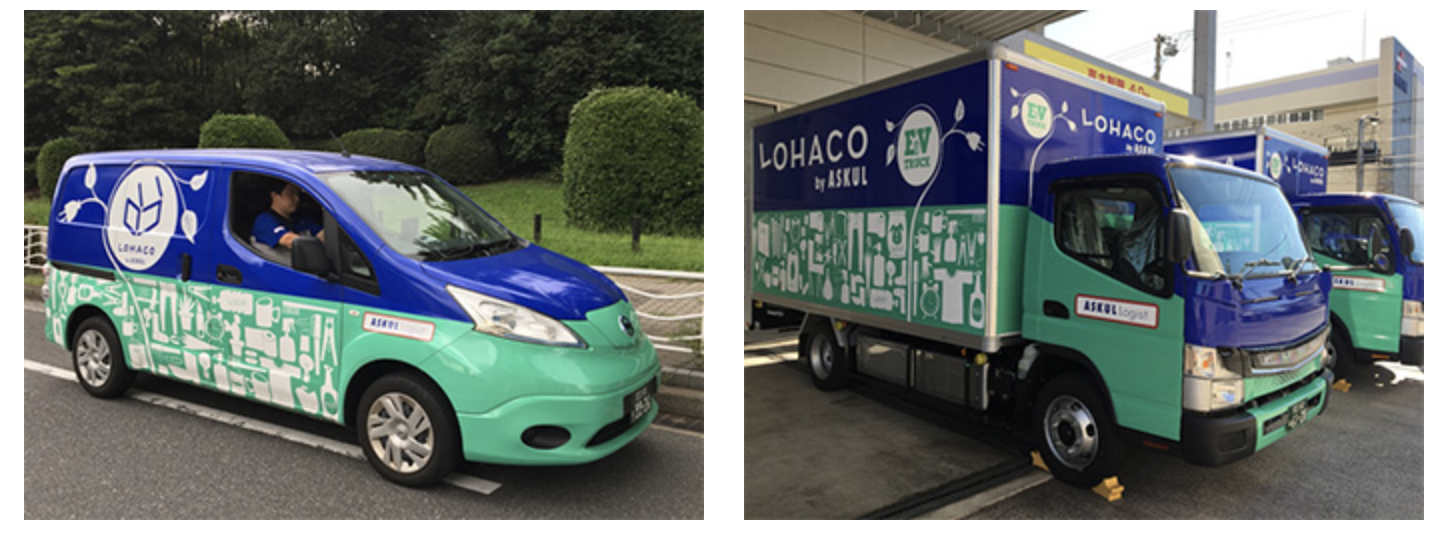 アスクルは、2030年に向けて電気自動車の導入を順次進めてまいります。